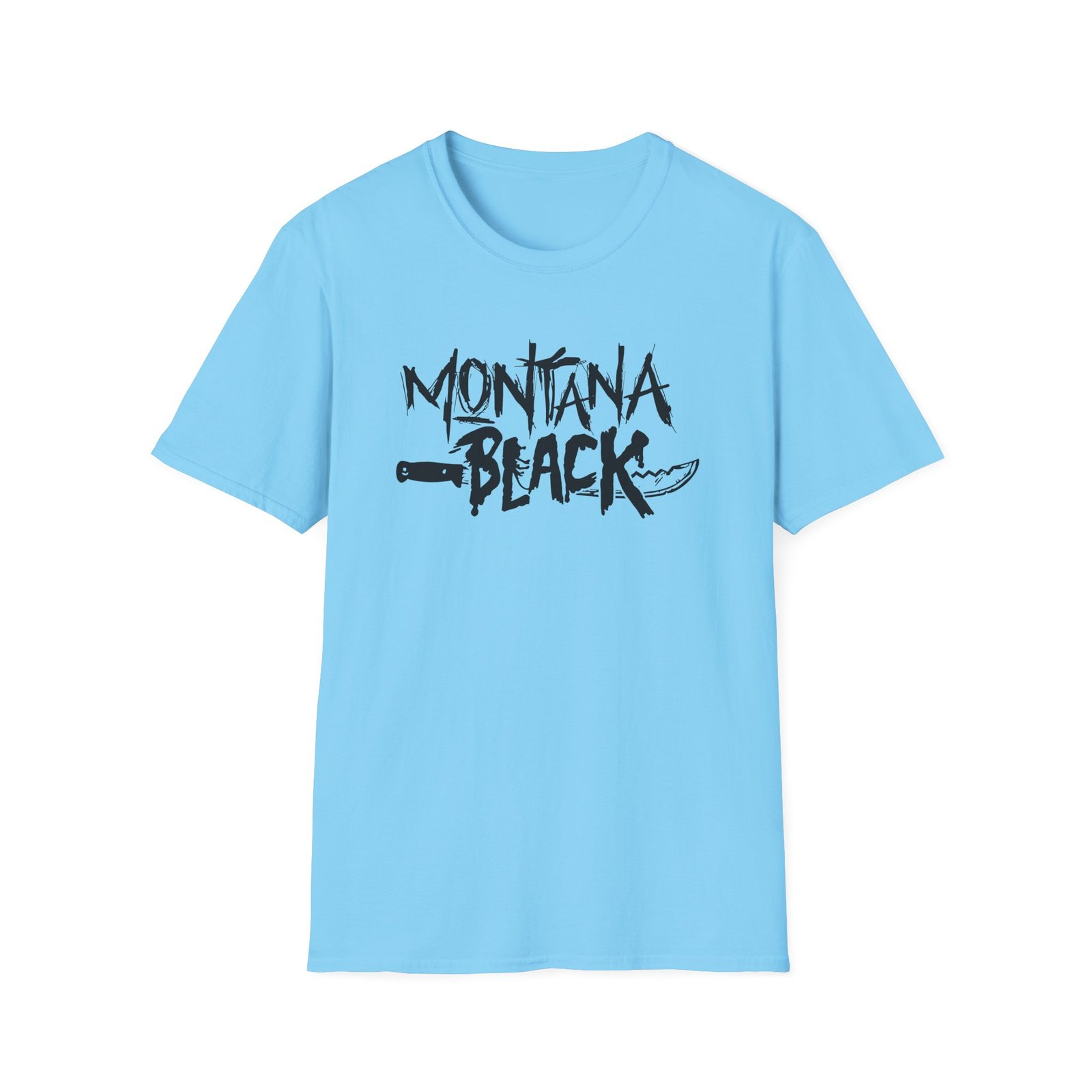Montana Black Unisex Softstyle T-Shirt