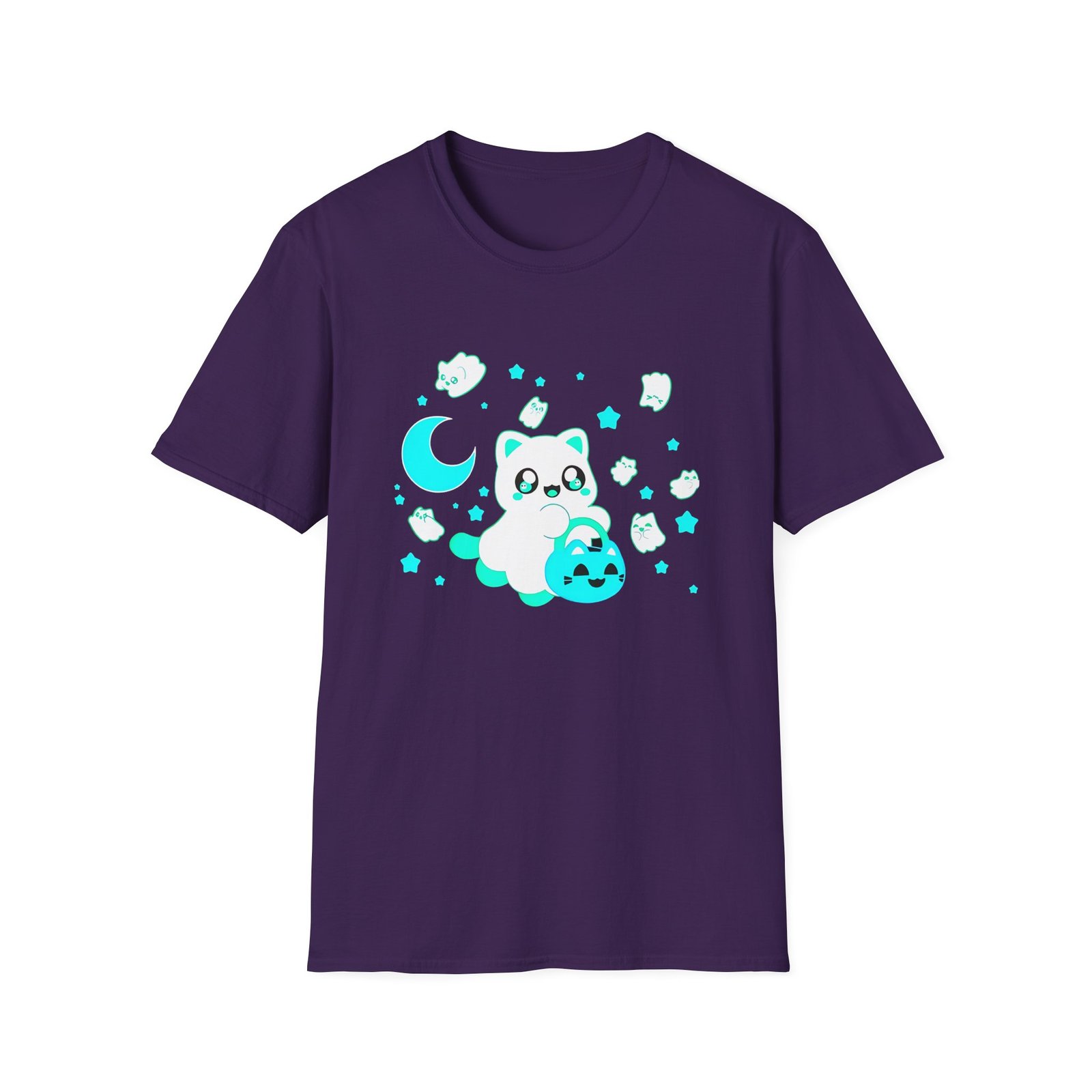 Aphmau Ghost Cat Unisex Softstyle T-Shirt