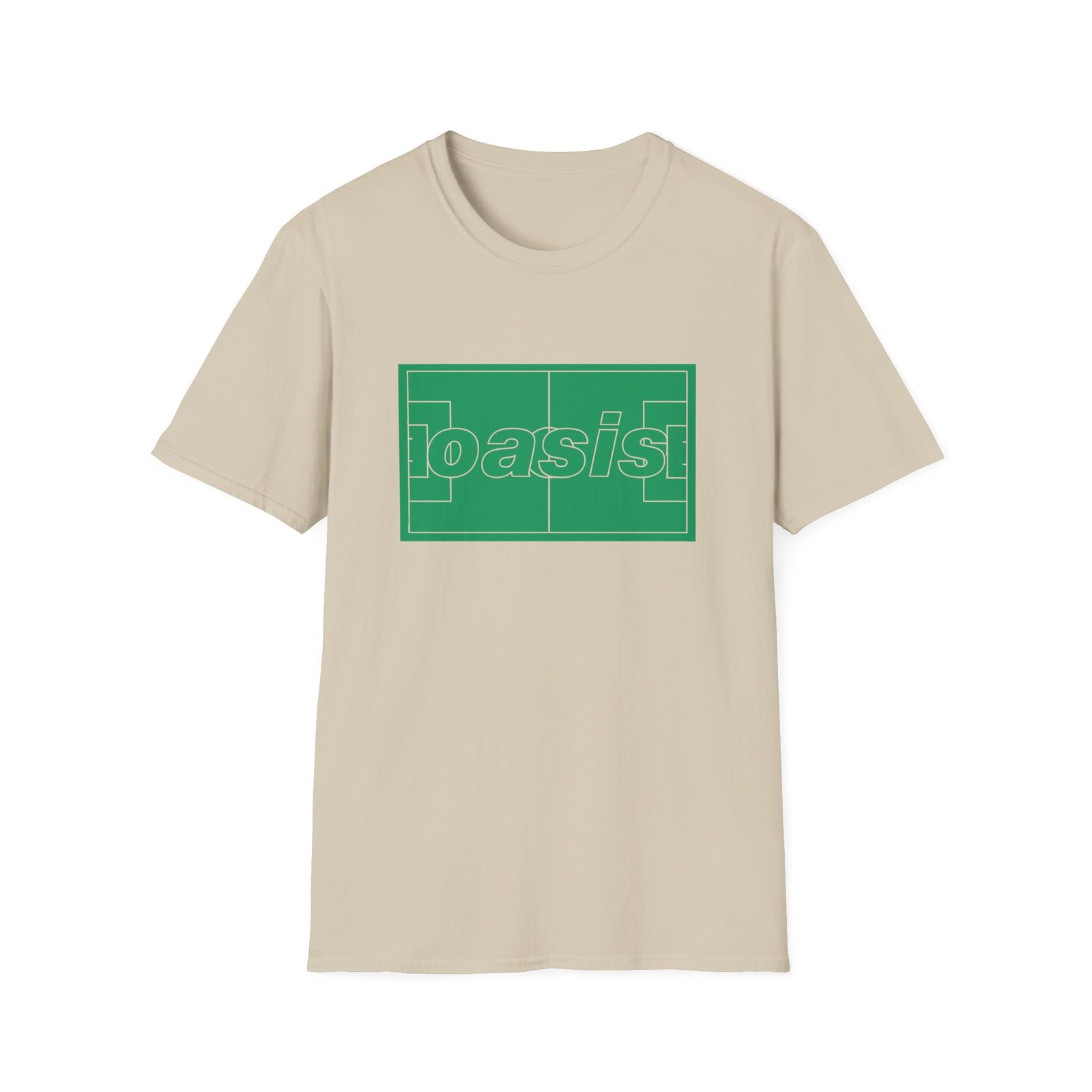 Oasis Logo Pitch Unisex Softstyle T-Shirt