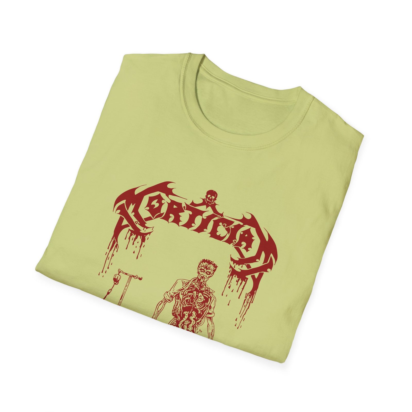 Mortician Brutally Mutilated Unisex Softstyle T-Shirt