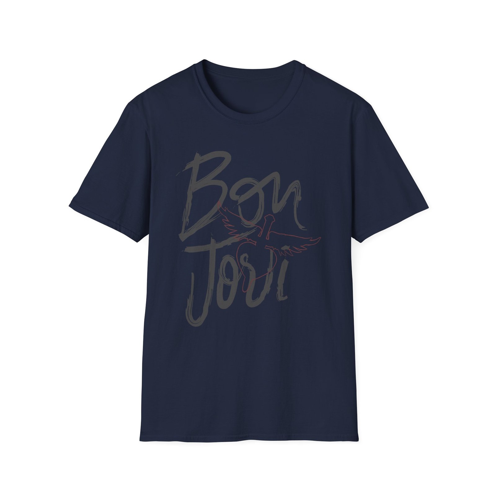 Bon Jovi Brush Strokes Unisex Softstyle T-Shirt