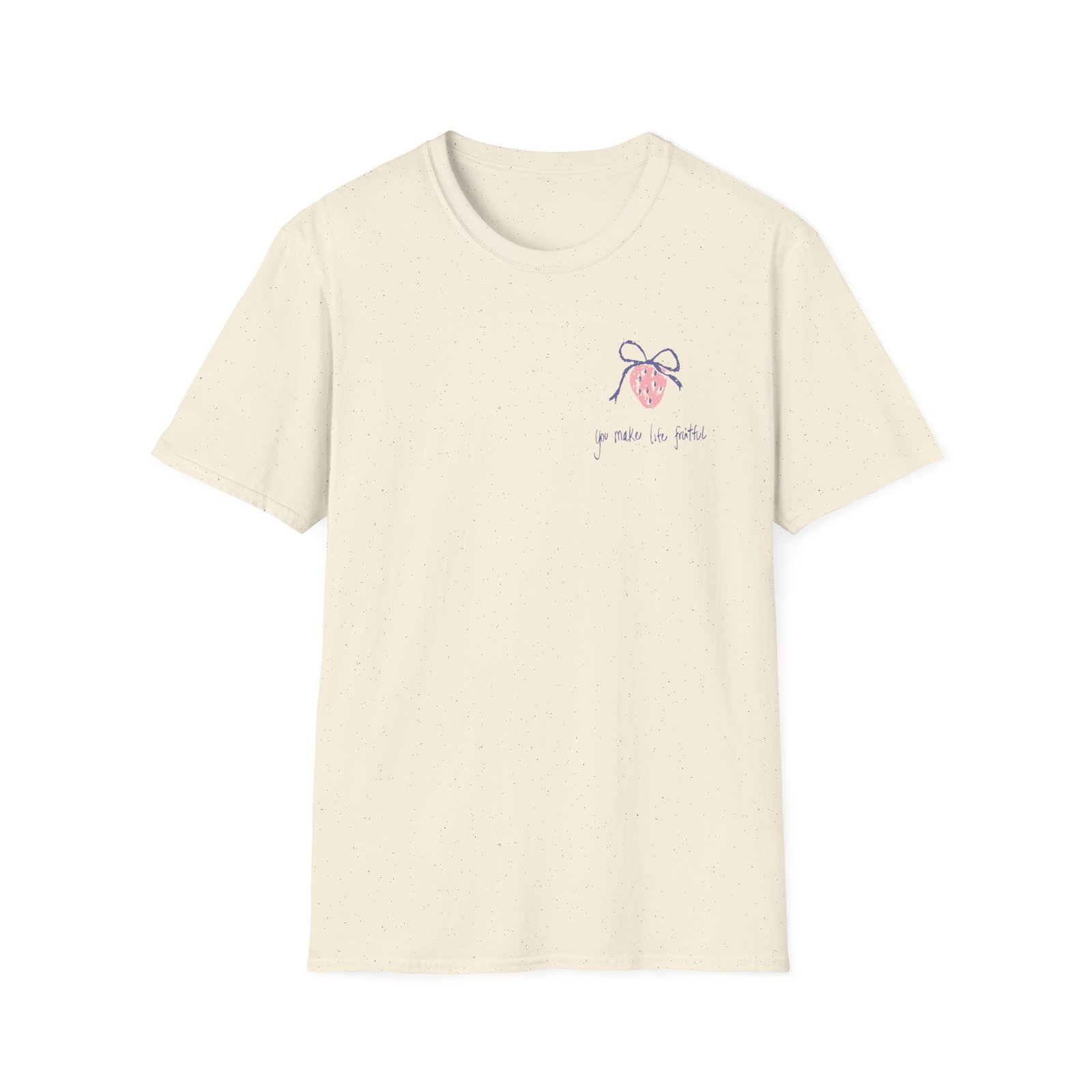 Evelyn Ha Peach Perfect unisex softstyle t-shirt