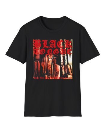Black Tongue Bathory Rip Unisex Softstyle T-Shirt