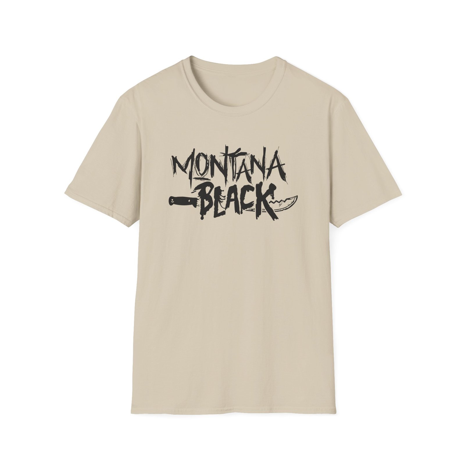 Montana Black Unisex Softstyle T-Shirt