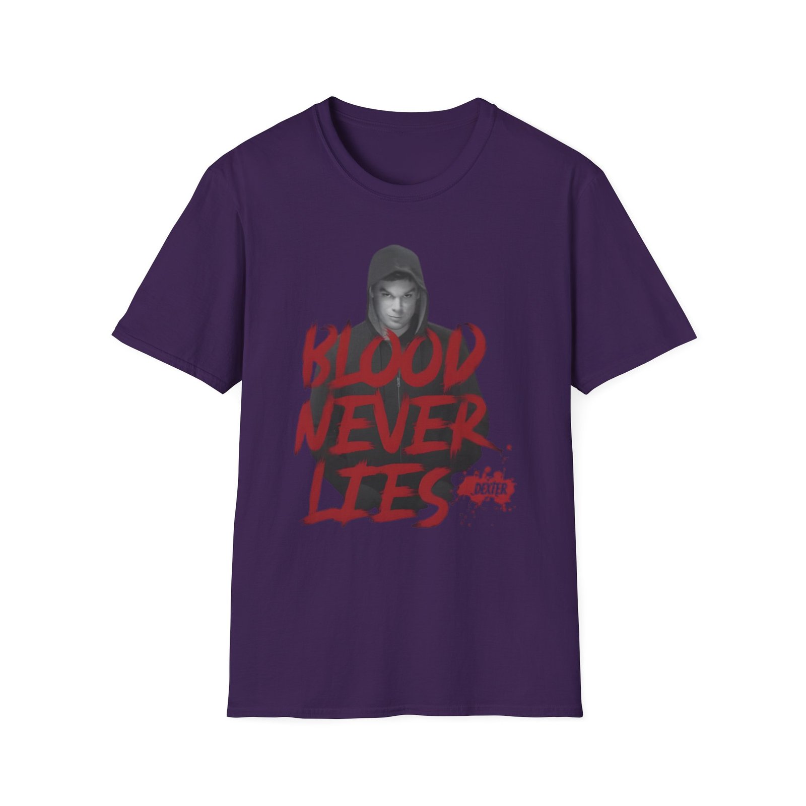 Dexter Blood Never Lies Unisex Softstyle T-Shirt