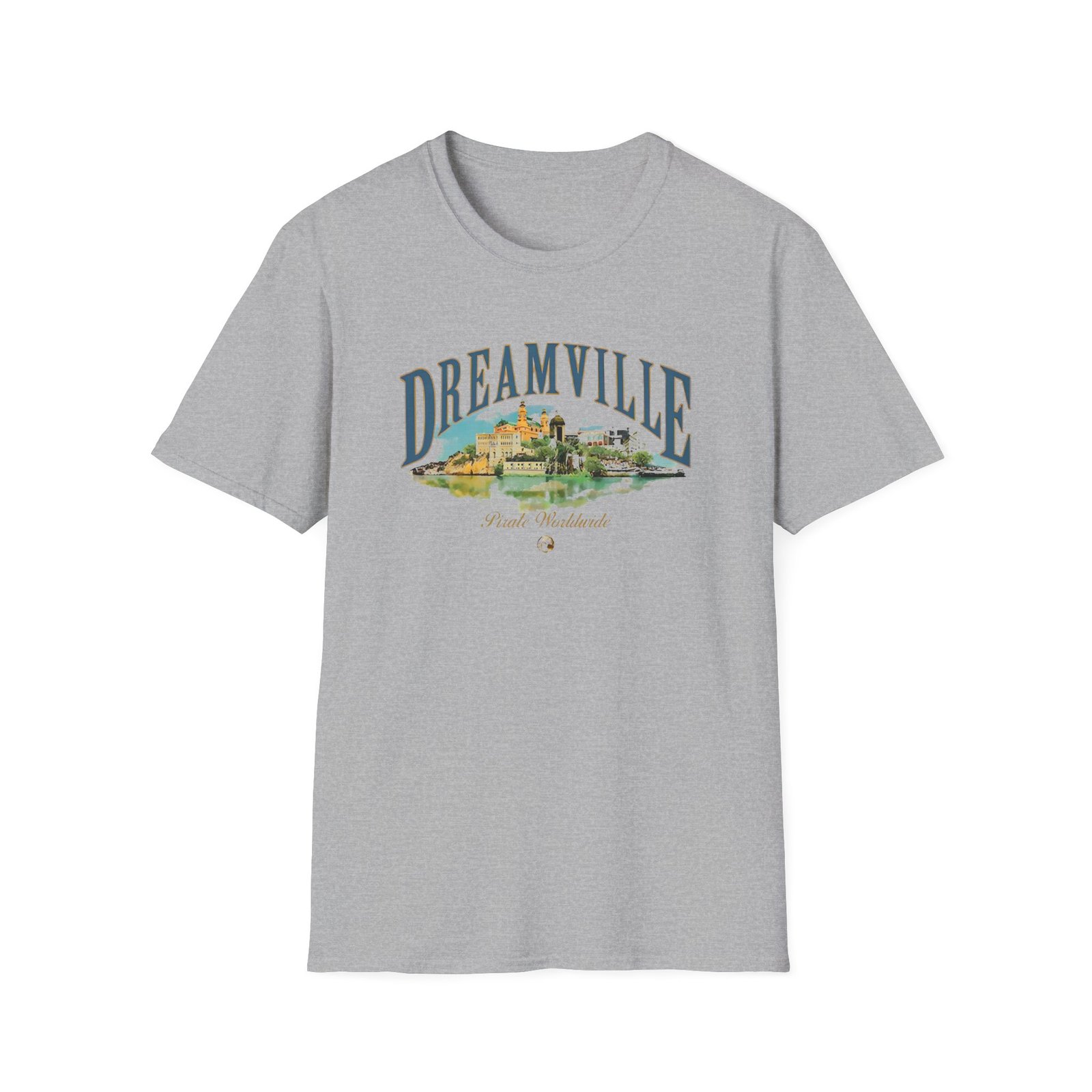 Dreamville by Pirate, Dreamville World Unisex Softstyle T-Shirt