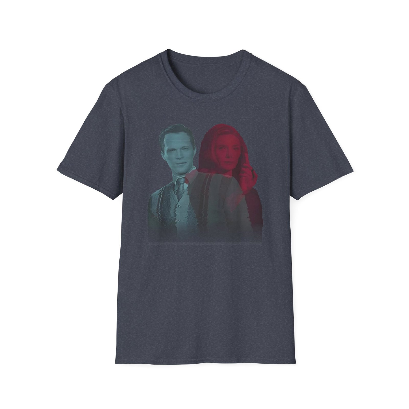 Marvel Wandavision Glitchy Unisex Softstyle T-Shirt