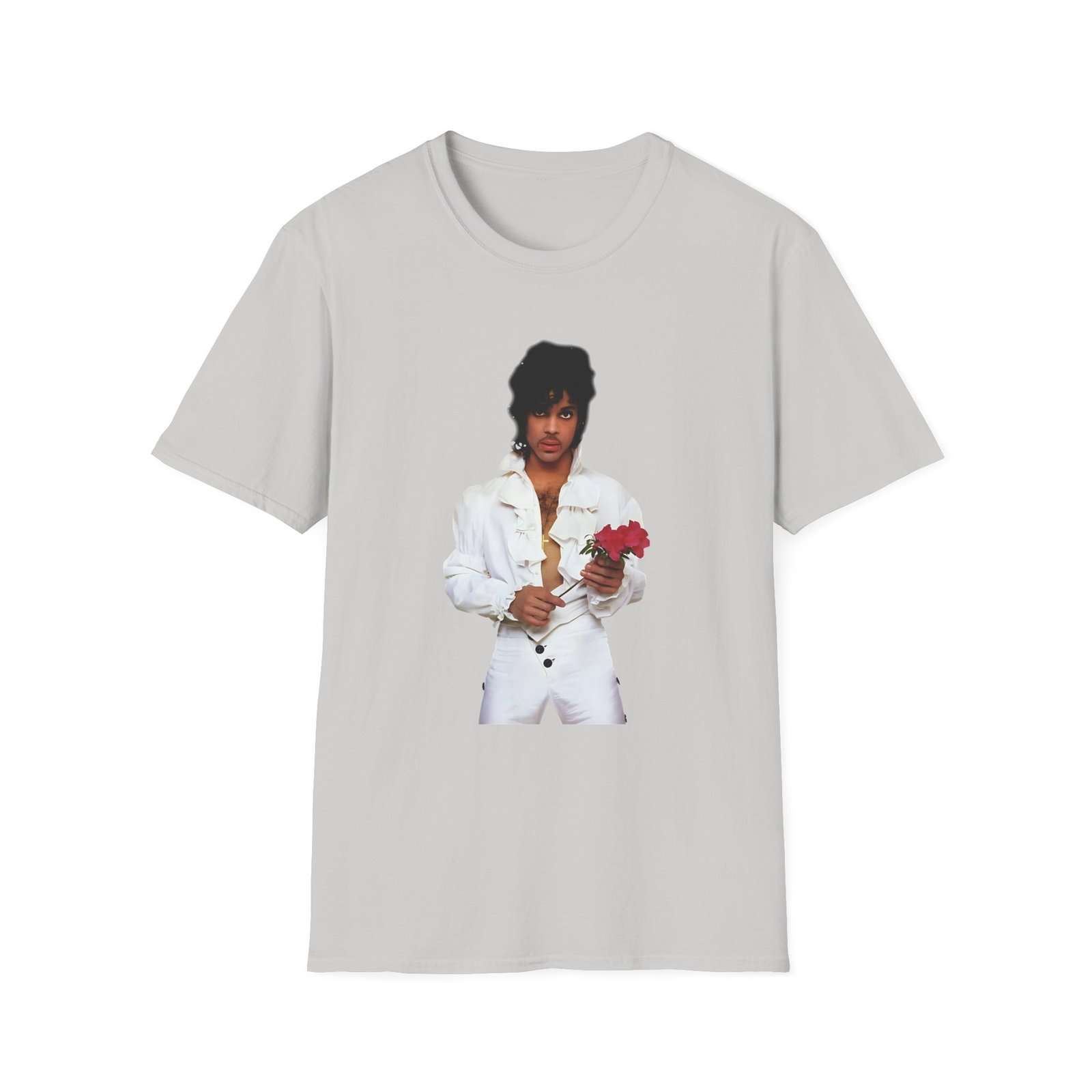 Prince Purple Rain Flower Unisex Softstyle T-Shirt