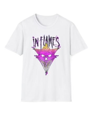 In Flames Pierced Jester Unisex Softstyle T-Shirt