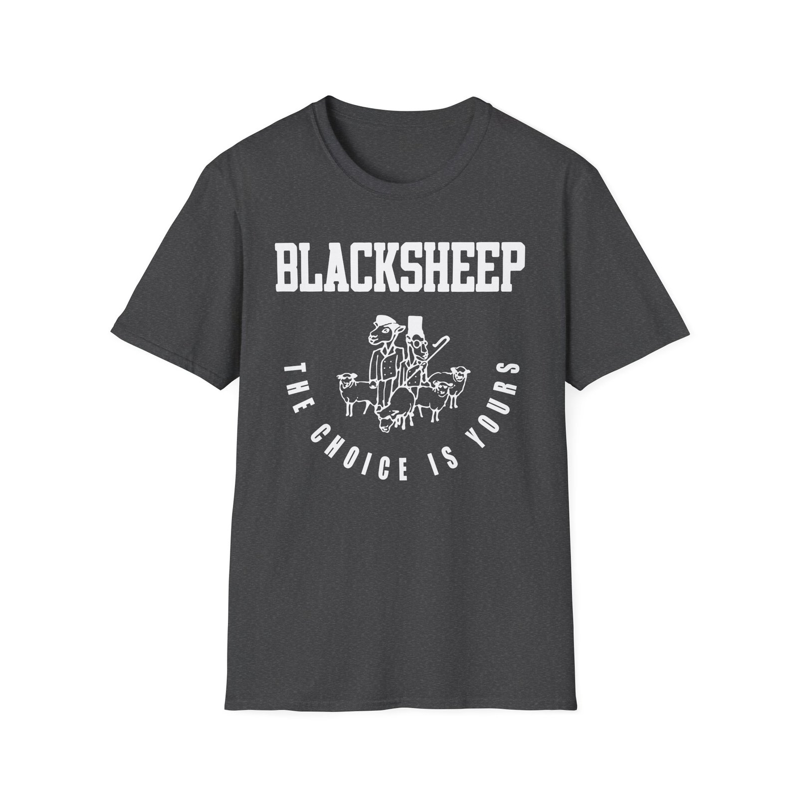 Black Sheep The Choice is Yours Unisex Softstyle T-Shirt