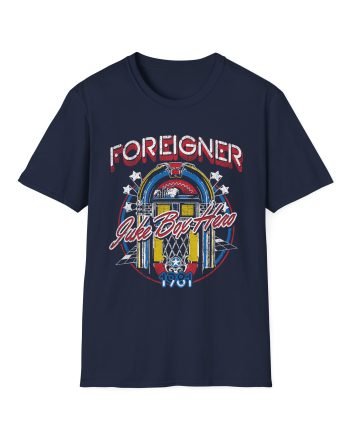 Foreigner Juke Box Hero Unisex Softstyle T-Shirt
