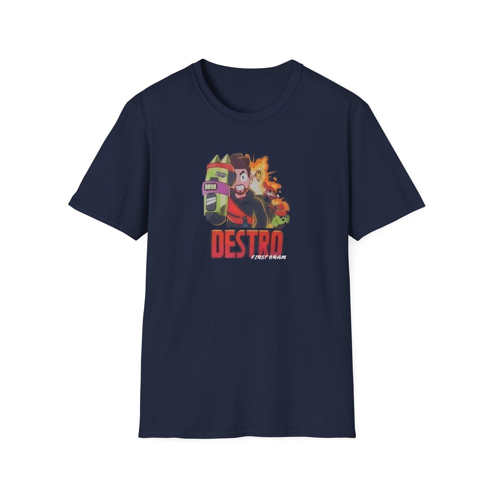 Jakub Destro Legendary First Brawler and Holy Unisex Softstyle T-Shirt