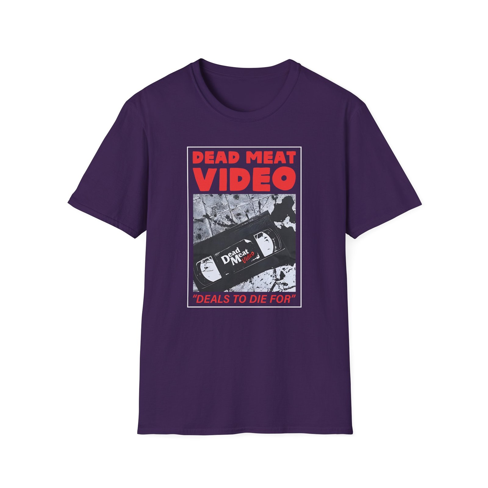 Dead Meat VHS Unisex Softstyle T-Shirt