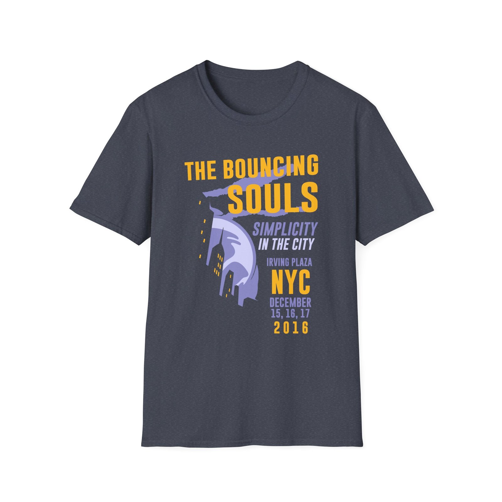 The Bouncing Souls Simplicity in the City Unisex Softstyle T-Shirt