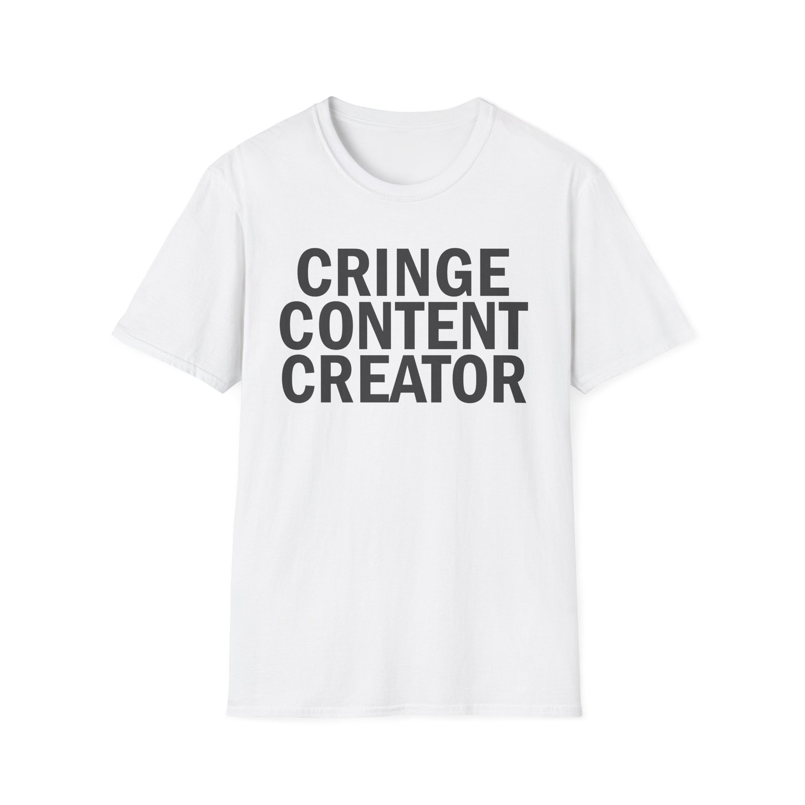 Justin Flom Cringe Content Creator Unisex Softstyle T-Shirt
