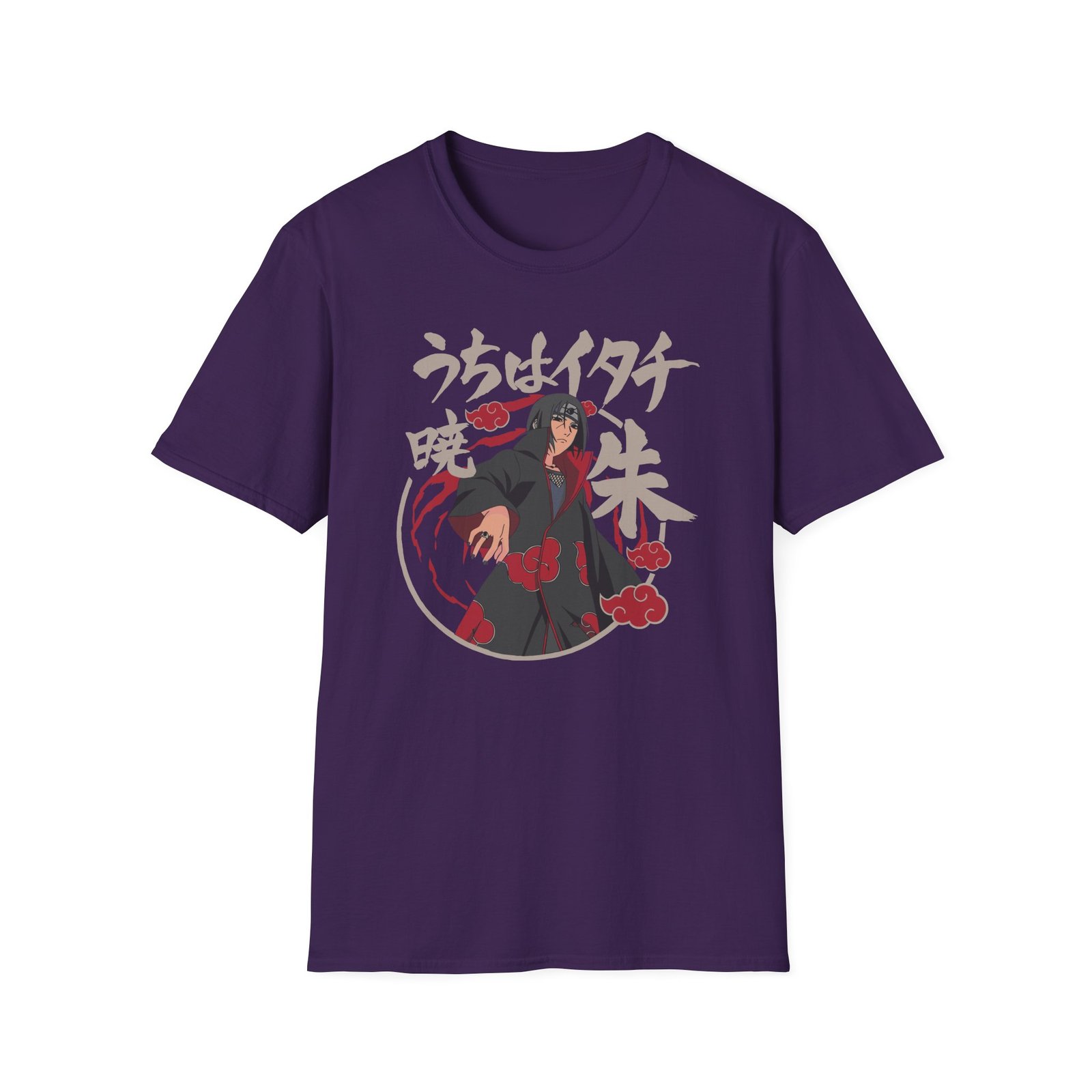 Naruto Akatsuki Itachi Unisex Softstyle T-Shirt