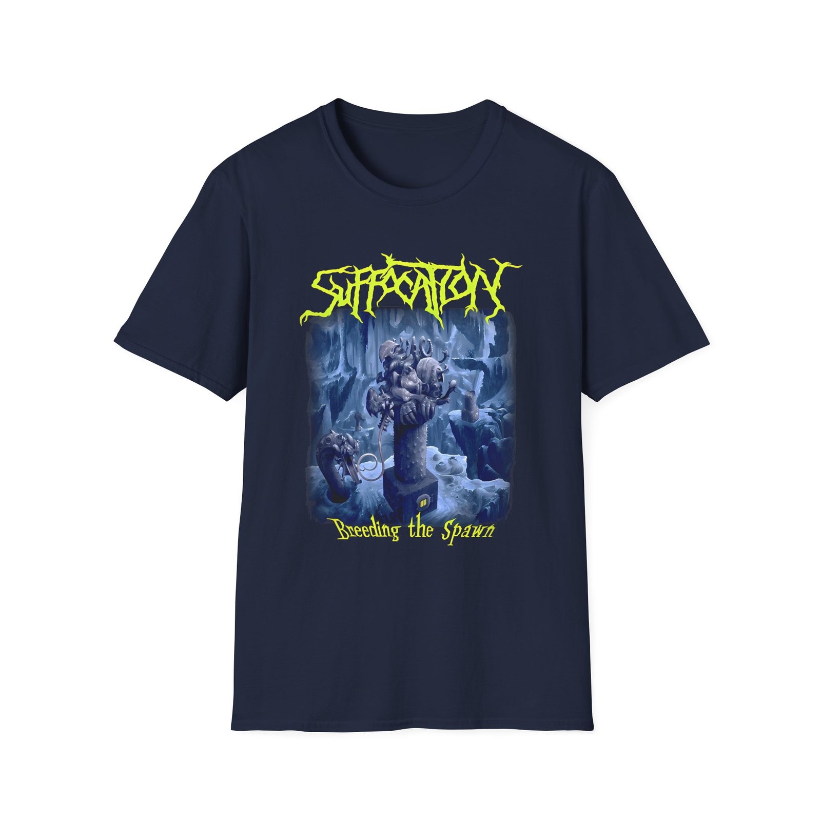 Suffocation Breeding The Spawn Unisex Softstyle T-Shirt