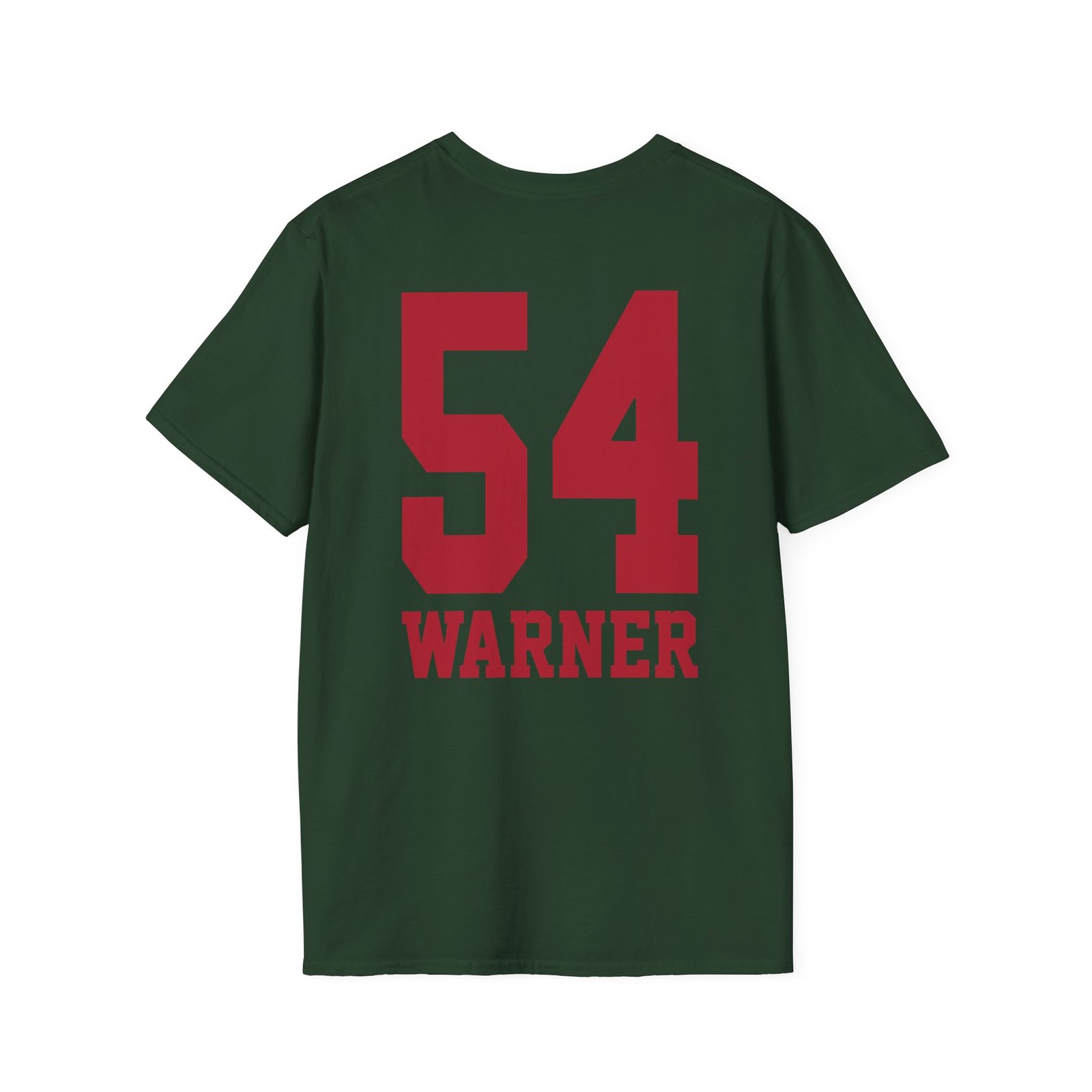 Fred Warner San Francisco 49ers Wordmark Player Name & Number Unisex Softstyle T-Shirt