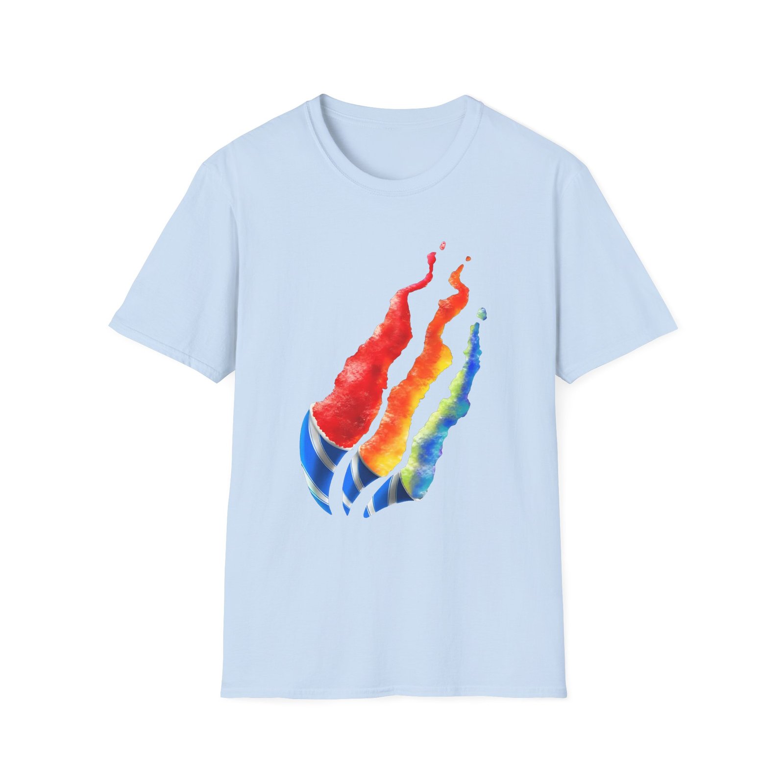 Preston Snowcone Flame Unisex Softstyle T-Shirt