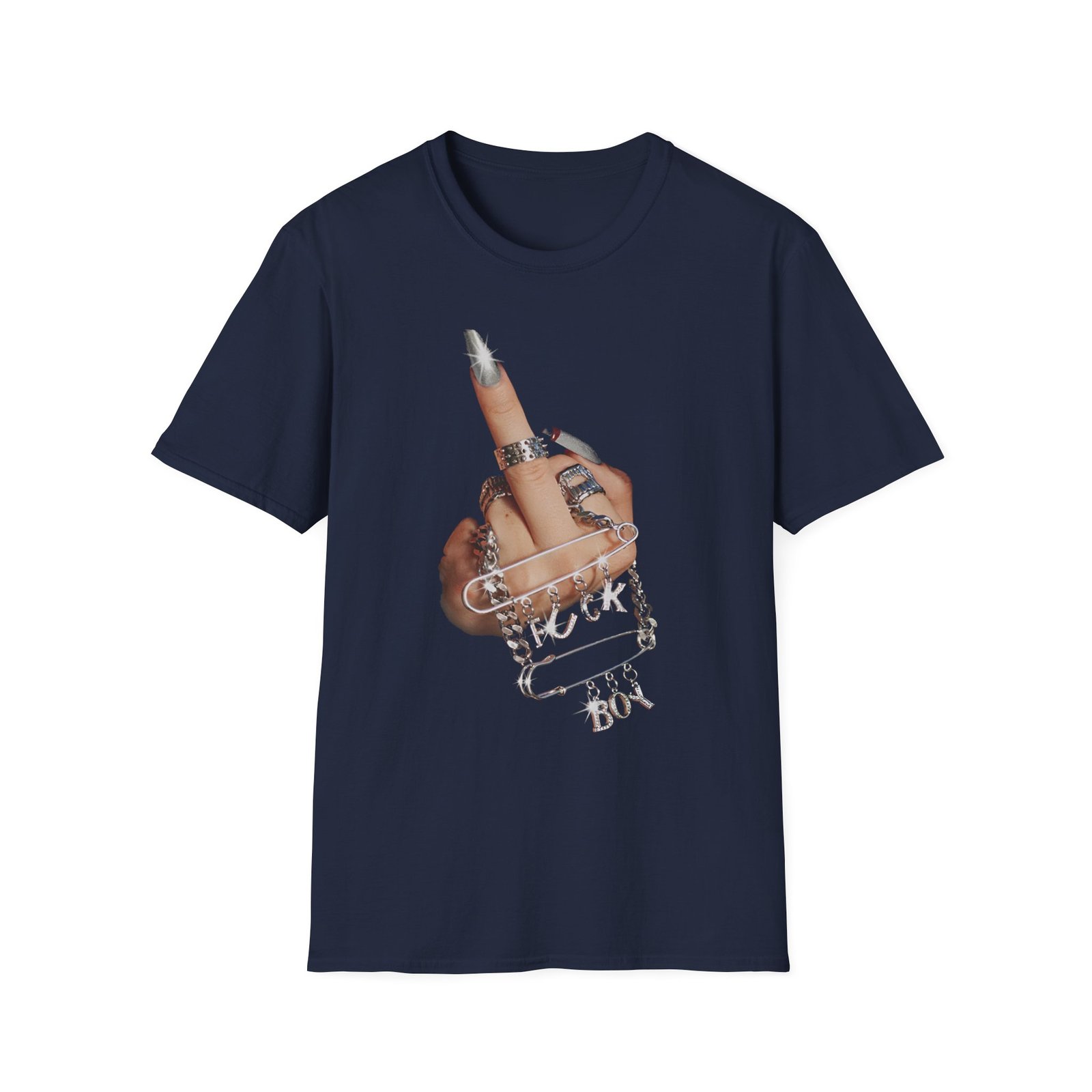 Dixie F*ck Boy Big Middle Finger Unisex Softstyle T-Shirt