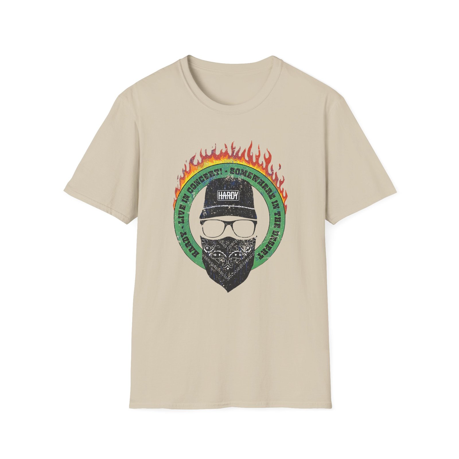 Hardy Somewhere in the Desert Unisex Softstyle T-Shirt