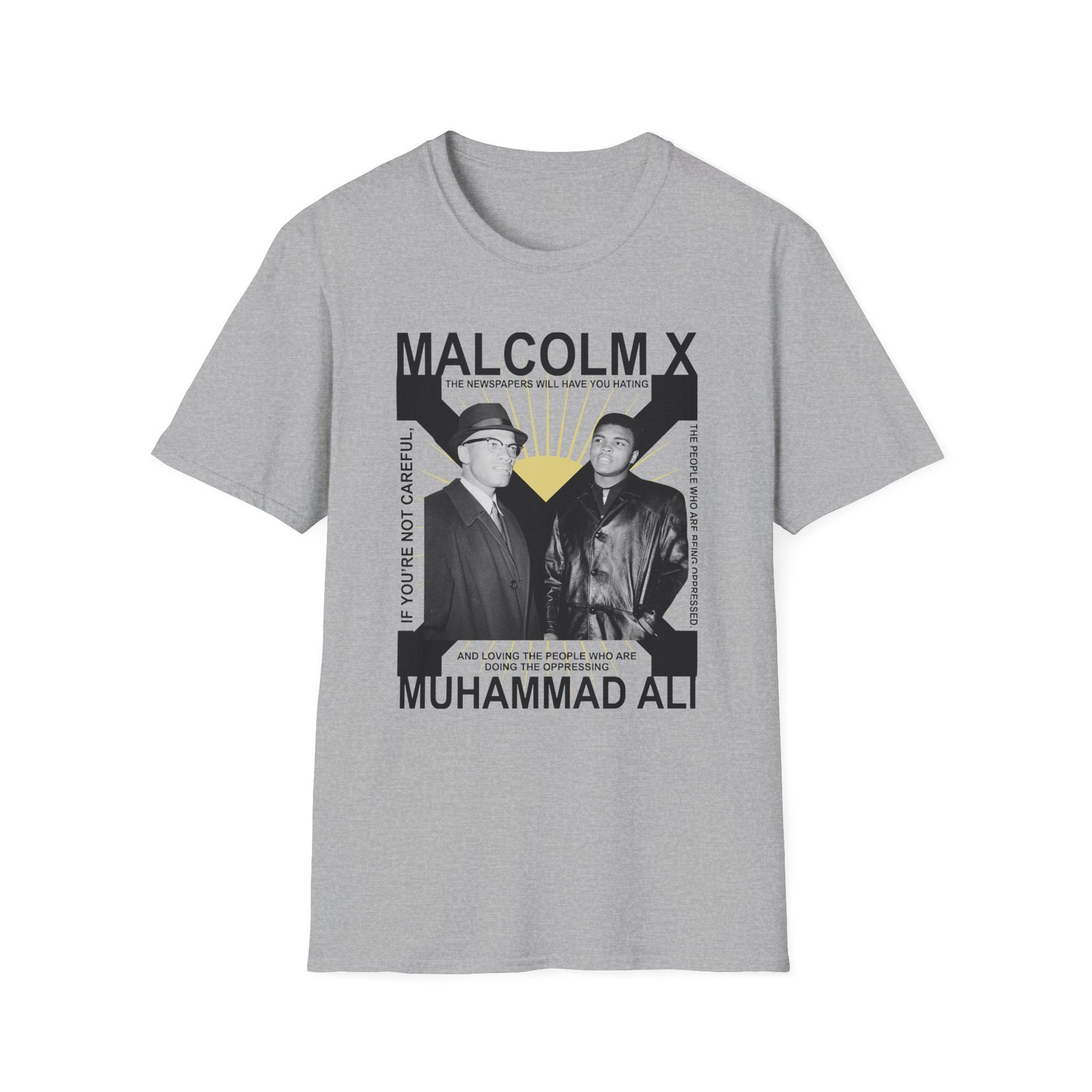 Malcolm X & Ali Unisex Softstyle T-Shirt