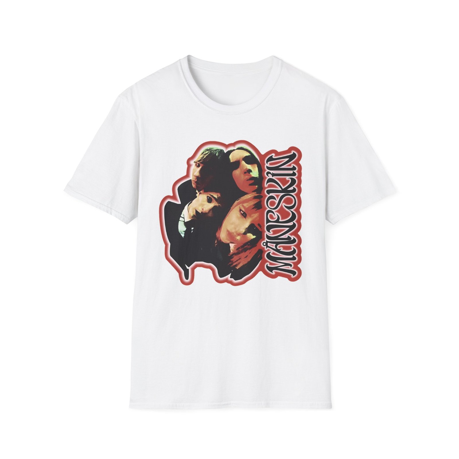 Maneskin Fisheye Unisex Softstyle T-Shirt