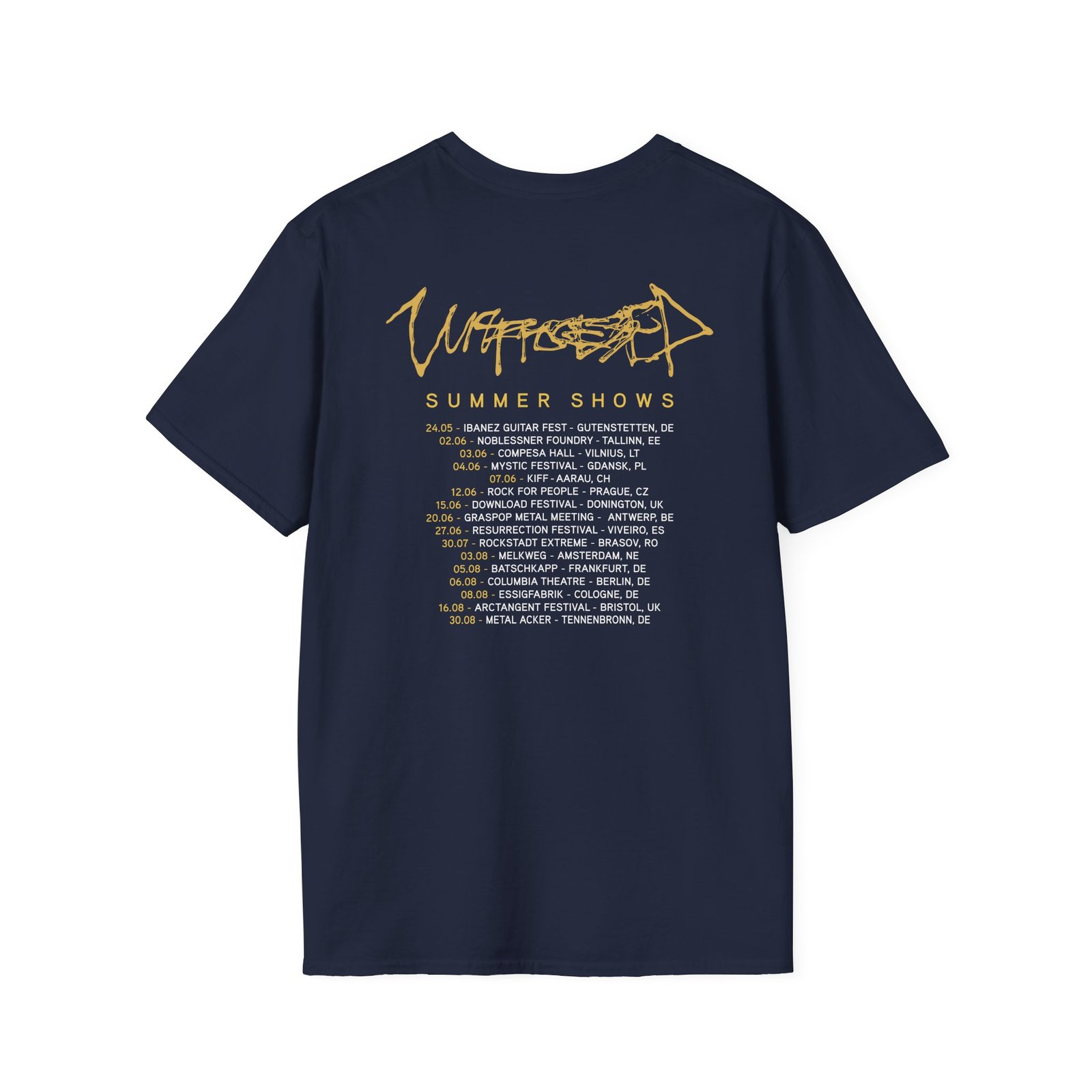 Unprocessed Summer Shows 2025 Unisex Softstyle T-Shirt