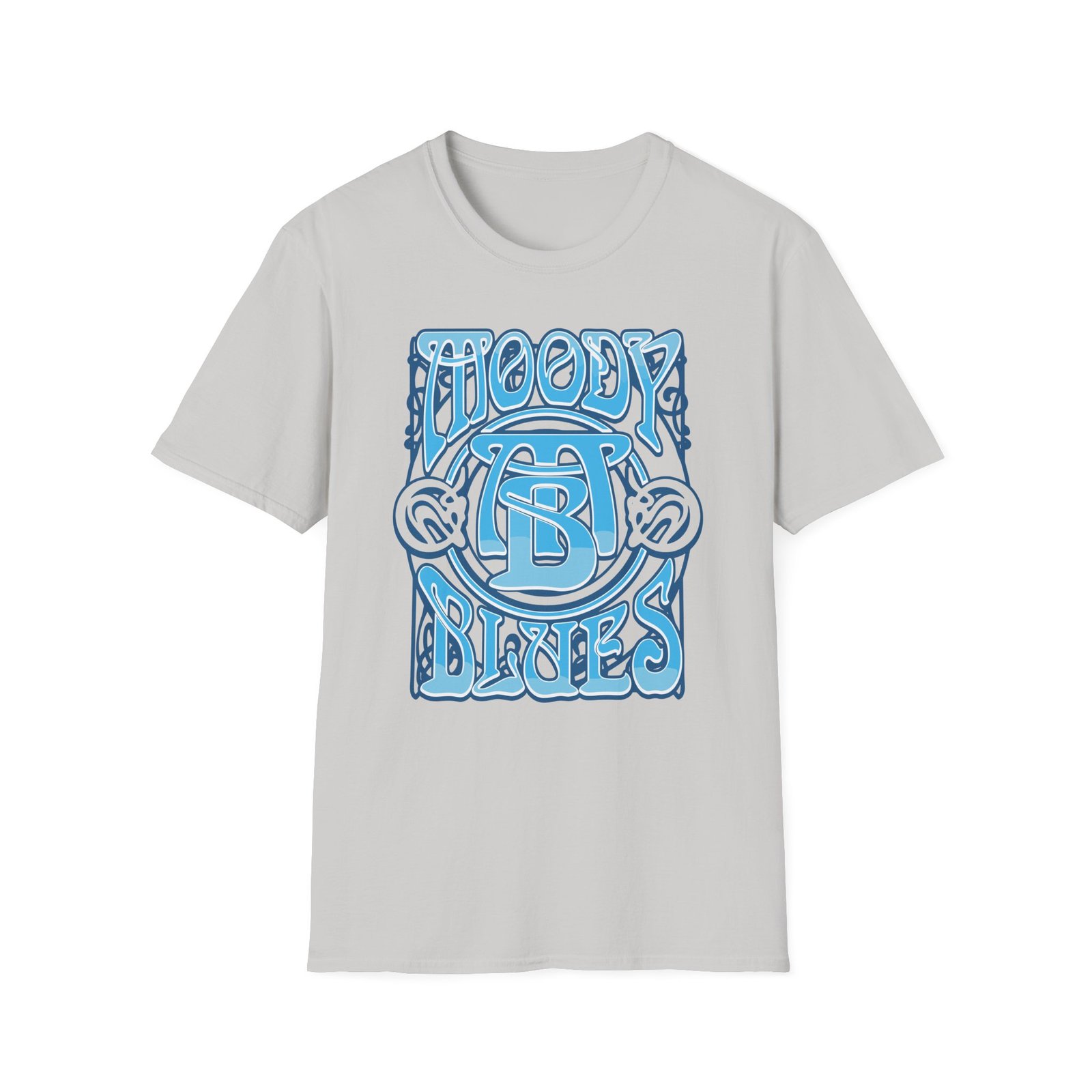 The Moody Blues Psychedelic Logo Unisex Softstyle T-Shirt