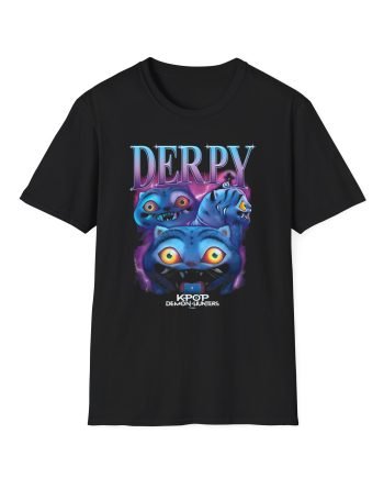 Kpop Demon Hunters Derpy Tiger Unisex Softstyle T-Shirt