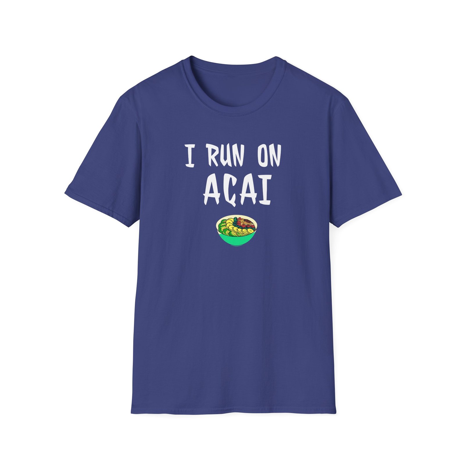 I Run on Acai Unisex Softstyle T-Shirt