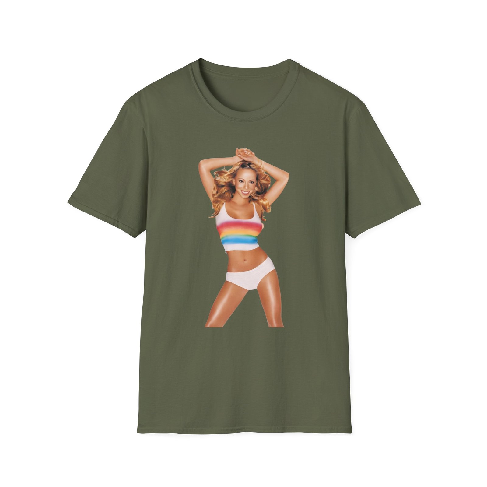 Mariah Carey Rainbow Unisex Softstyle T-Shirt
