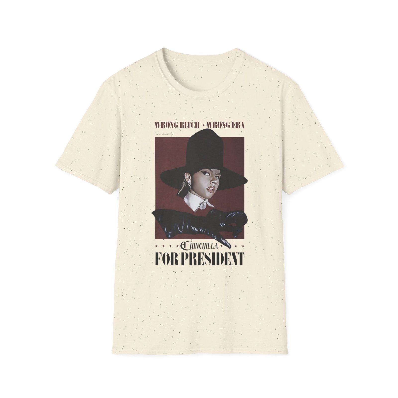 Chinchilla for President Unisex Softstyle T-Shirt