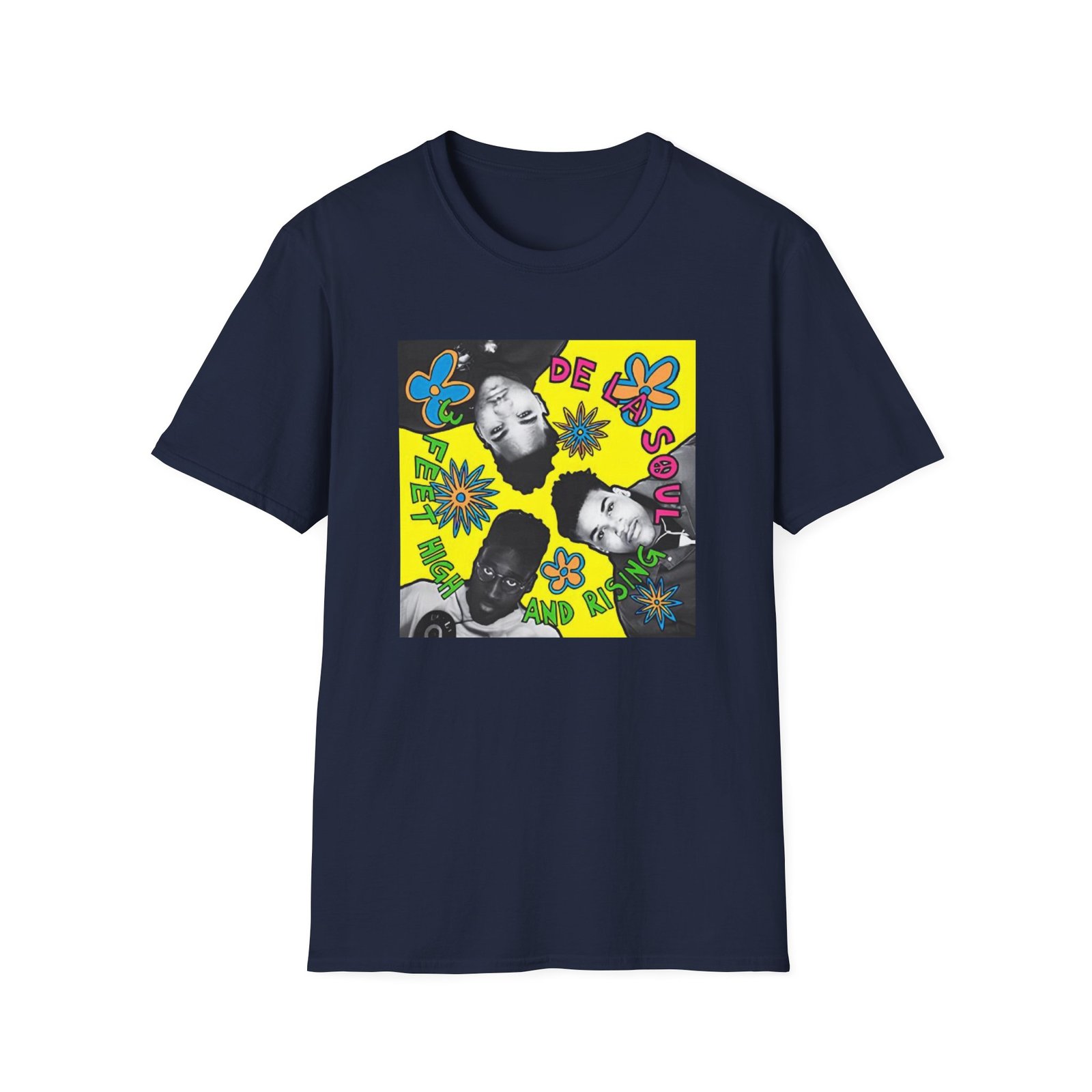 De La Soul 3 Feet High Album Cover Unisex Softstyle T-Shirt