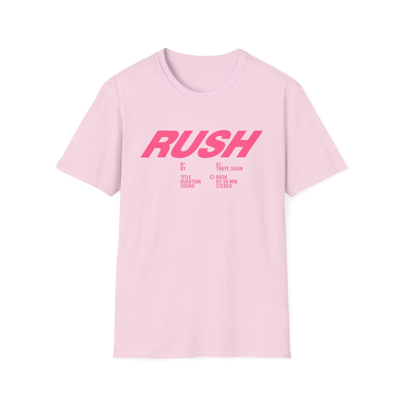 Troye Sivan Rush Unisex Softstyle T-Shirt