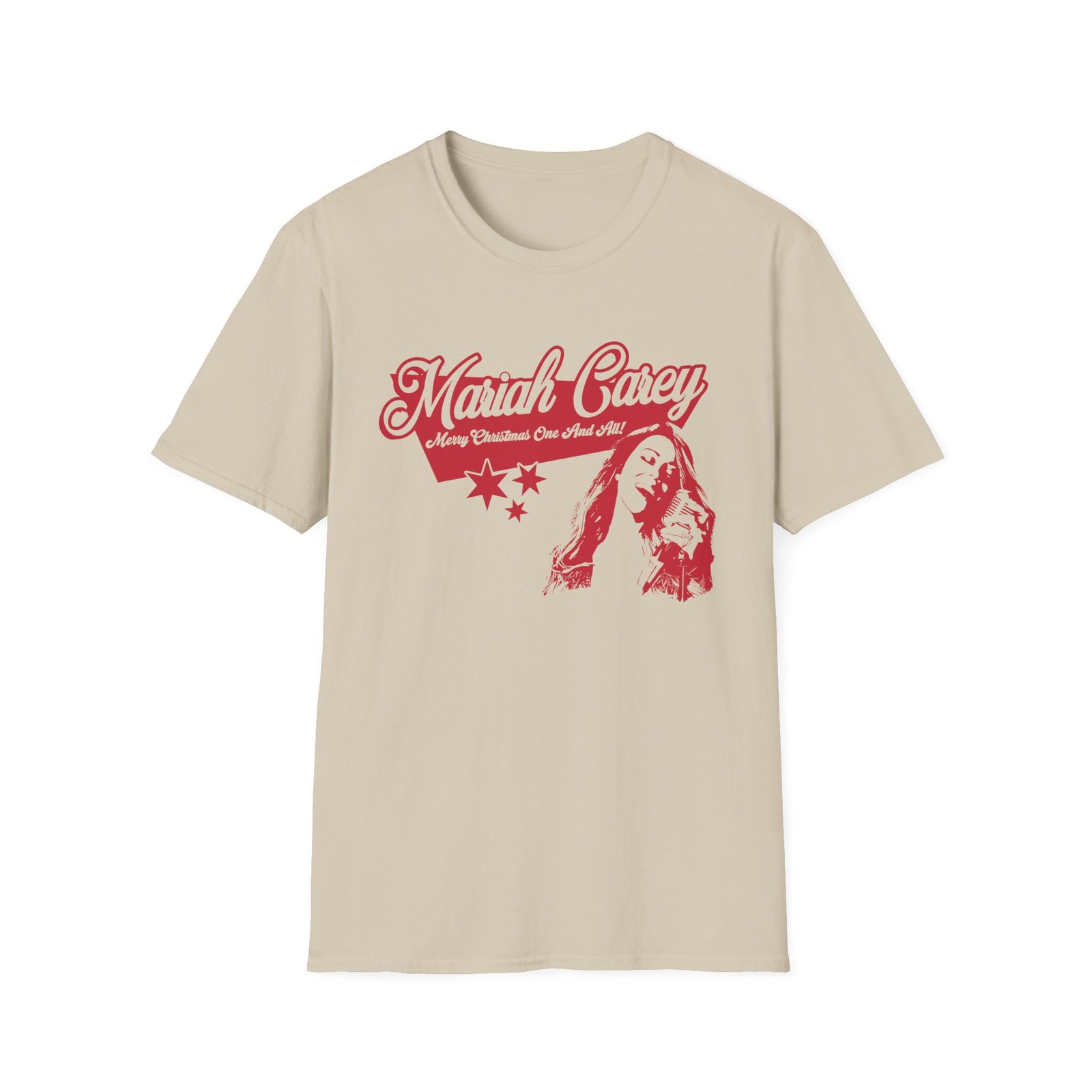 Mariah Carey Christmass Unisex Softstyle T-Shirt