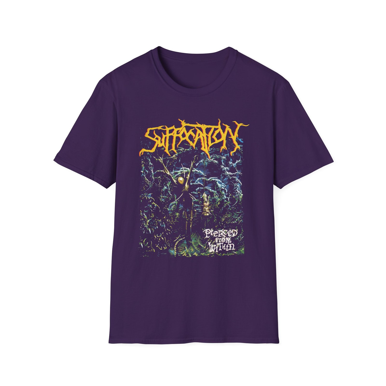 Suffocation Pierced From Within Unisex Softstyle T-Shirt