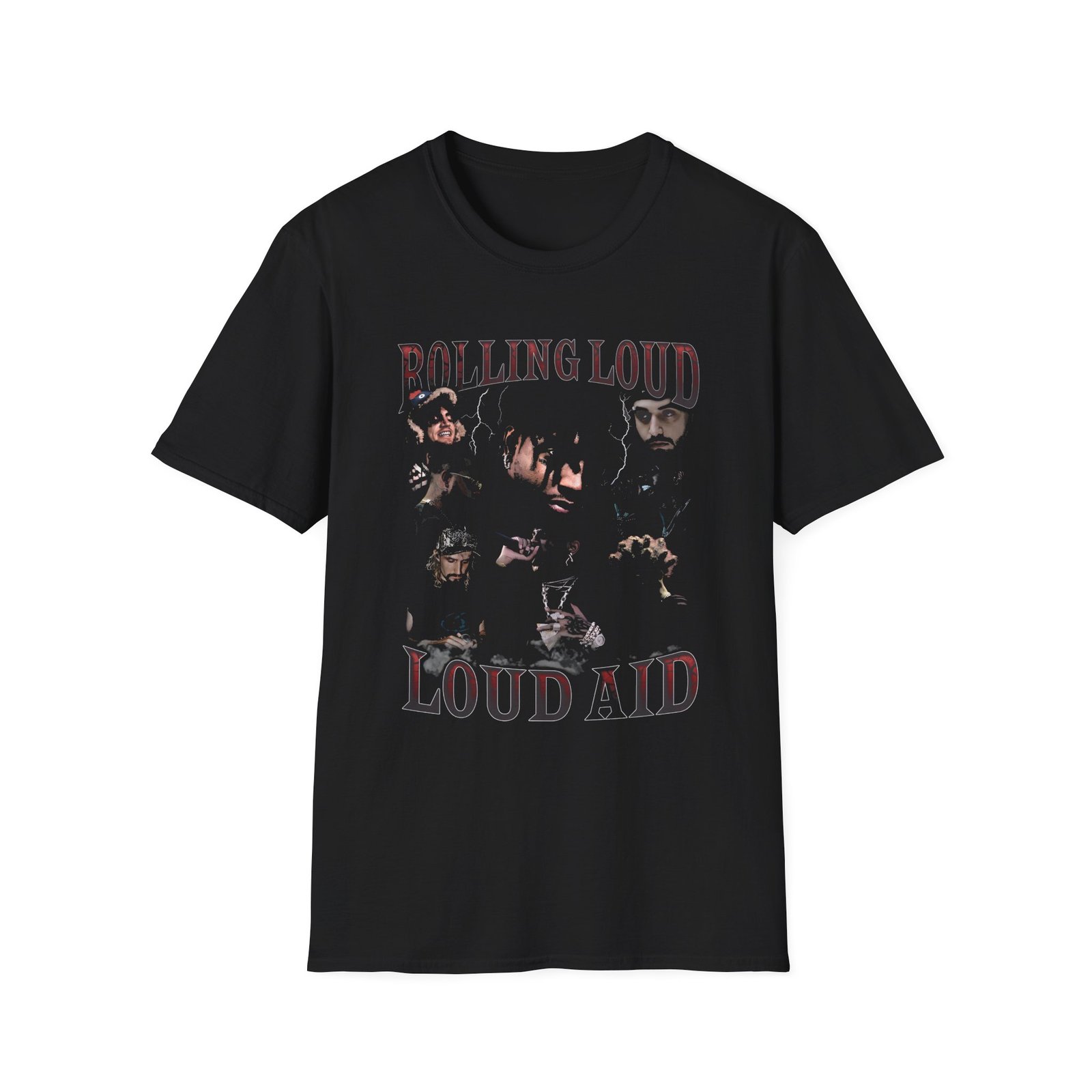 Rolling Loud LA 25 Loud Aid Unisex Softstyle T-Shirt