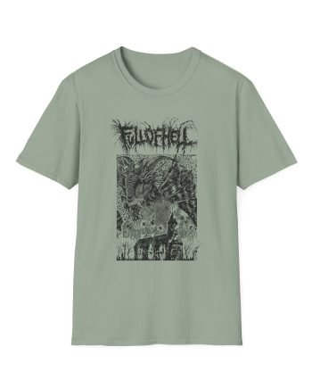 Full of Hell Purple Goat Church Unisex Softstyle T-Shirt