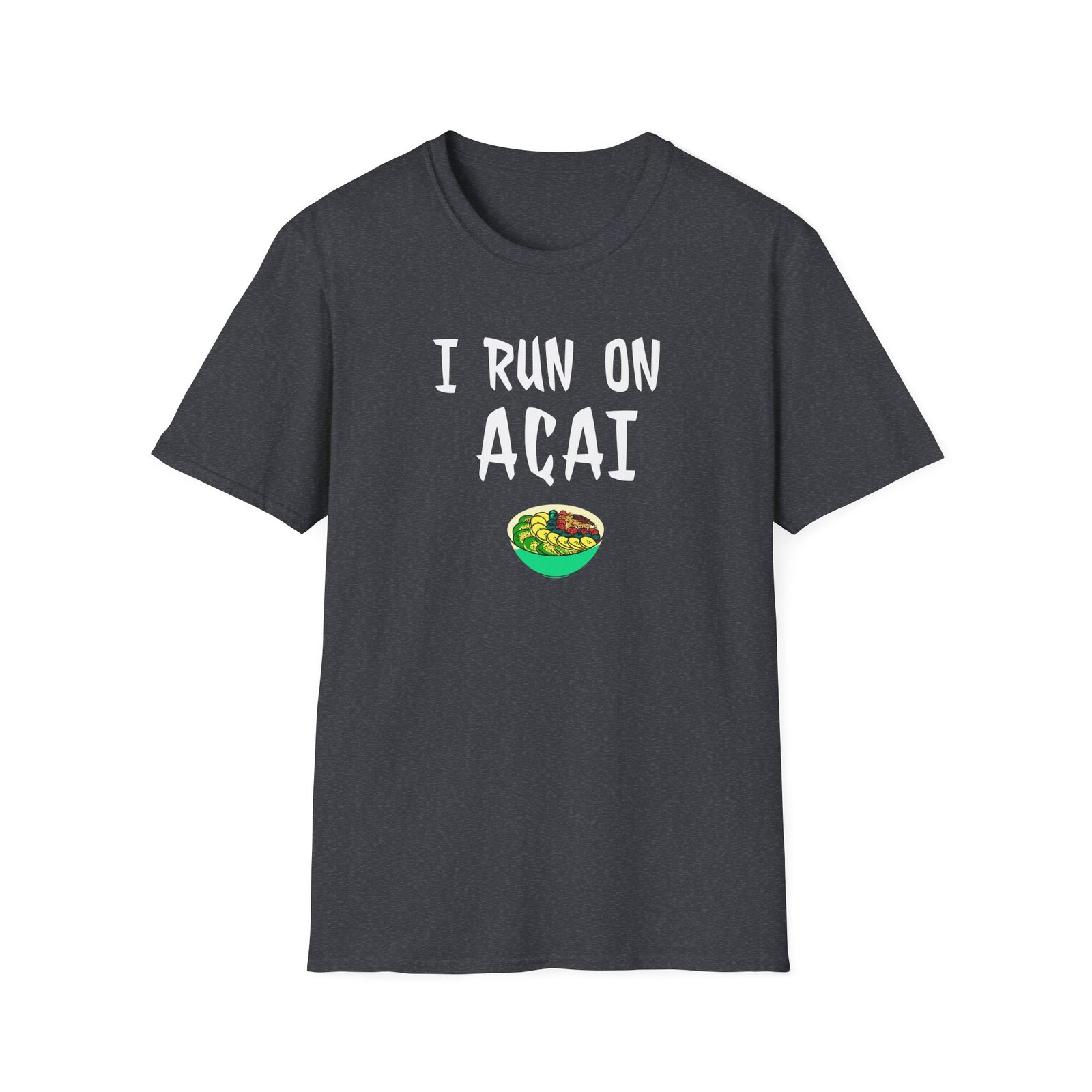 I Run on Acai Unisex Softstyle T-Shirt