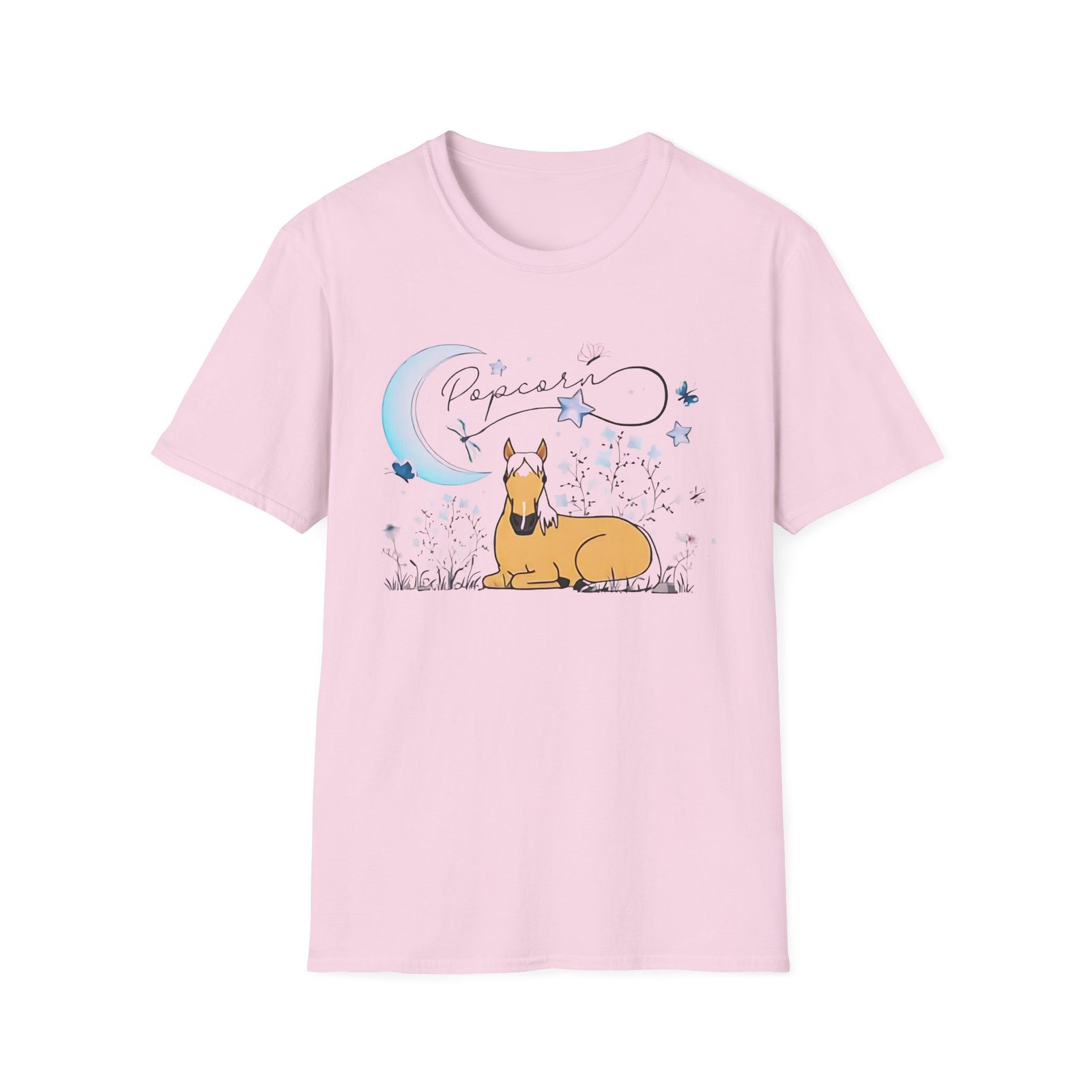 Harlow and Popcorn Unisex Softstyle T-Shirt