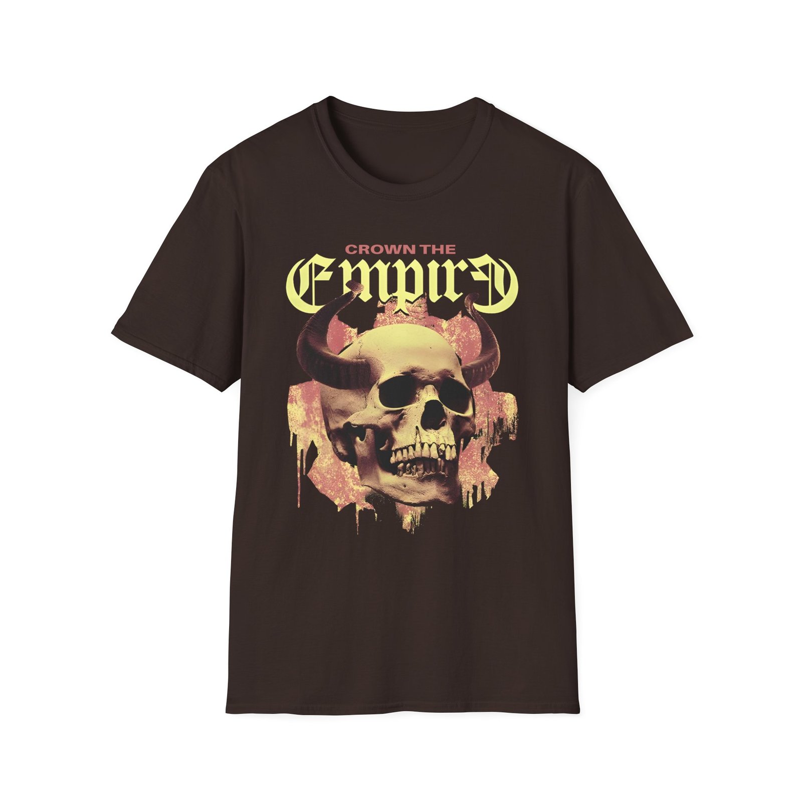 Crown the Empire Skull Horns Unisex Softstyle T-Shirt