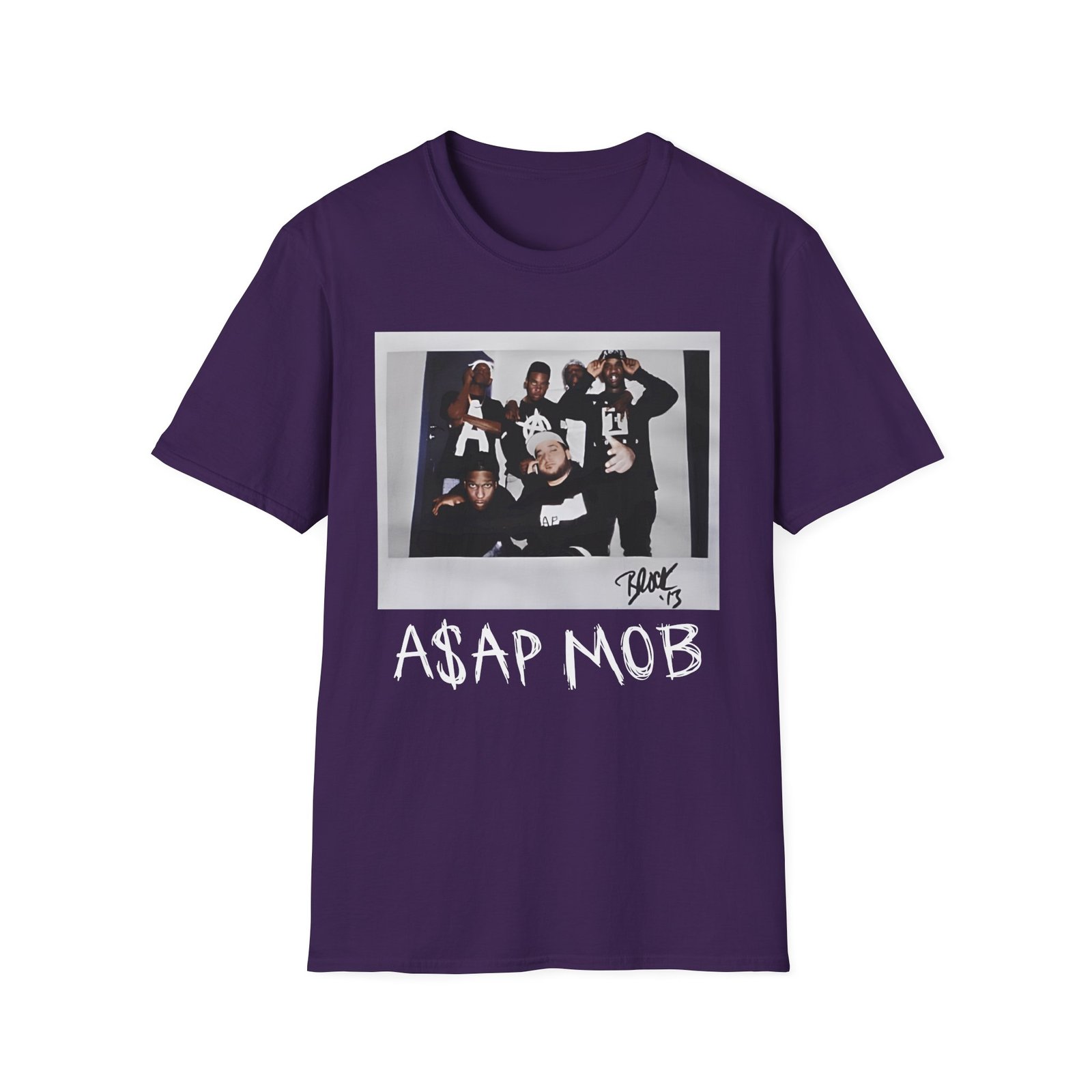ASAP Rocky Mob Og 2015 Block 13 Unisex Softstyle T-Shirt