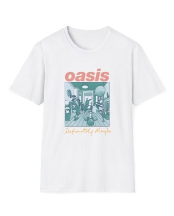 Oasis Definitely Maybe Artwork Unisex Softstyle T-Shirt