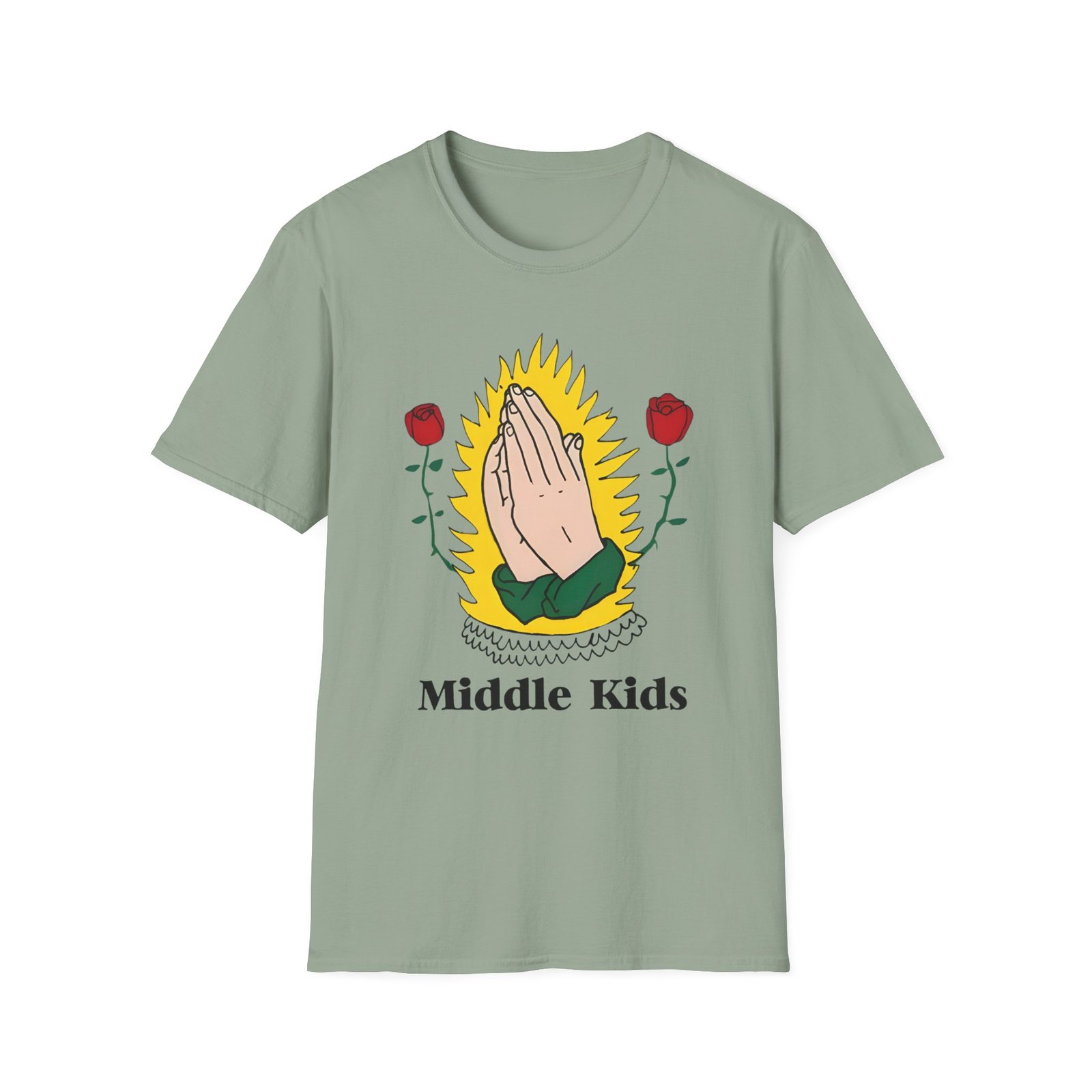 Middle Kids Praying Hands Unisex Softstyle T-Shirt