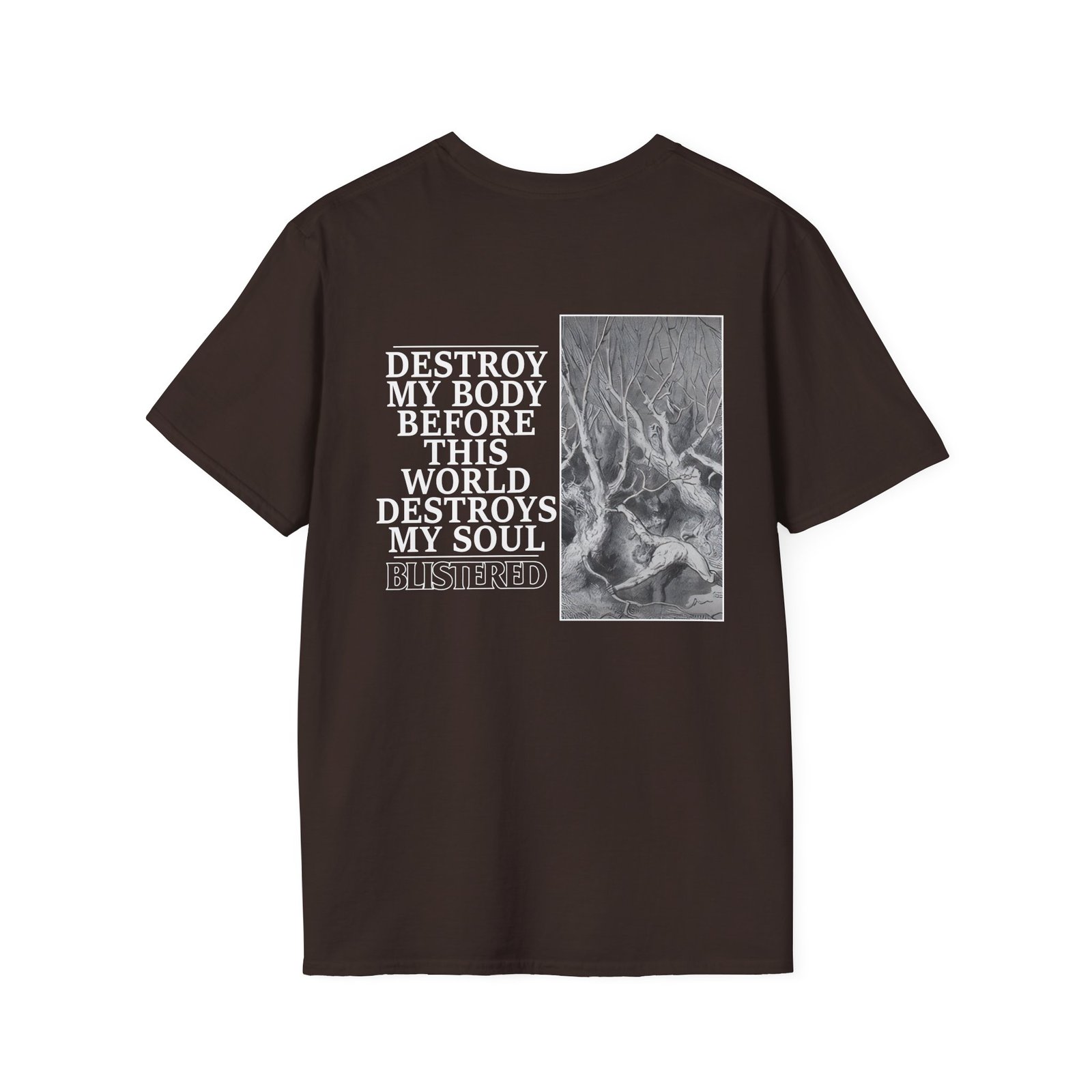 Blistered Suicide Unisex Softstyle T-Shirt