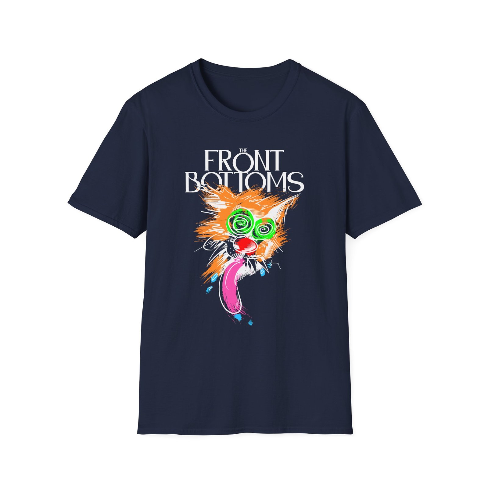 The Front Bottoms New Yorker Cat Unisex Softstyle T-Shirt