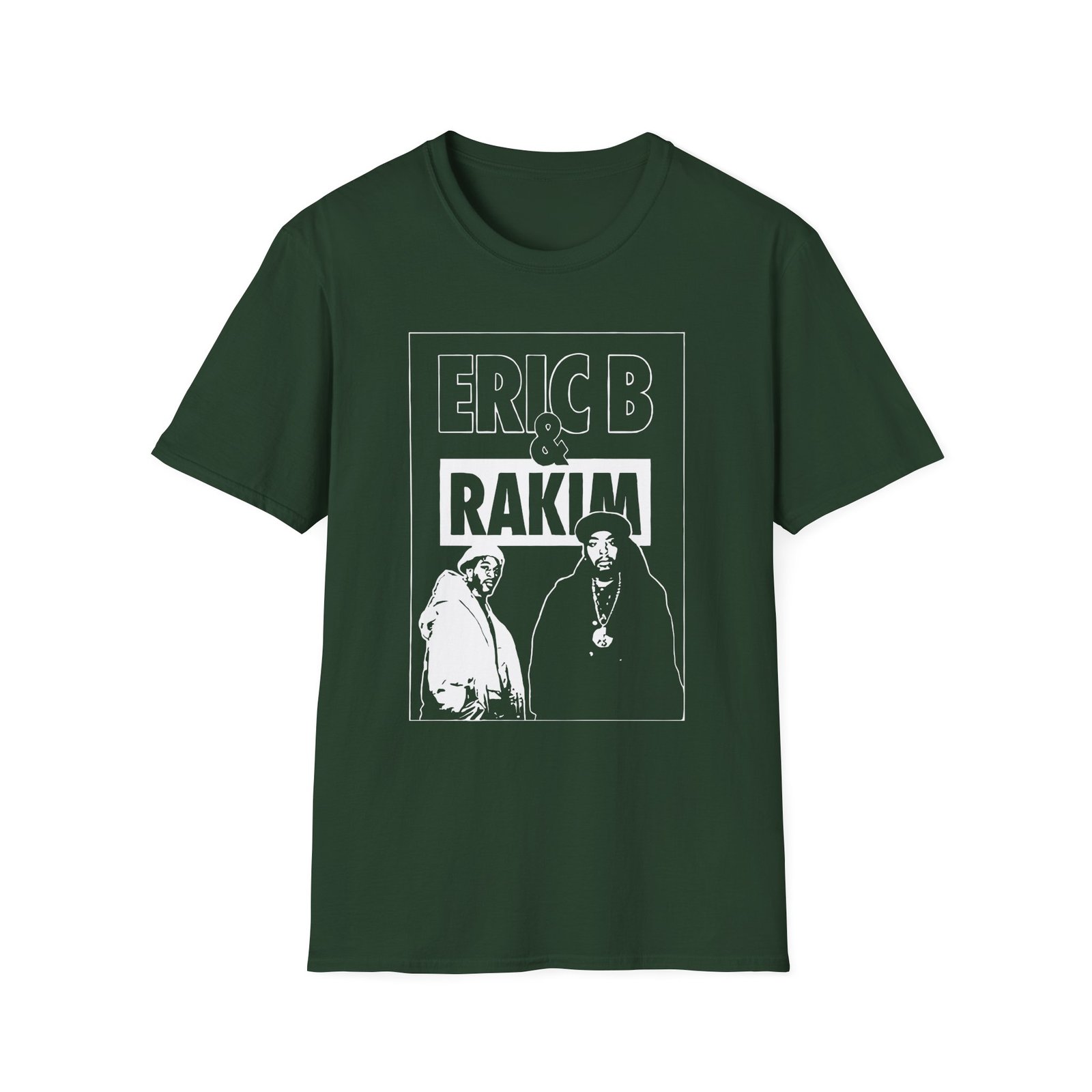 Eric B Rakim Blackout Unisex Softstyle T-Shirt