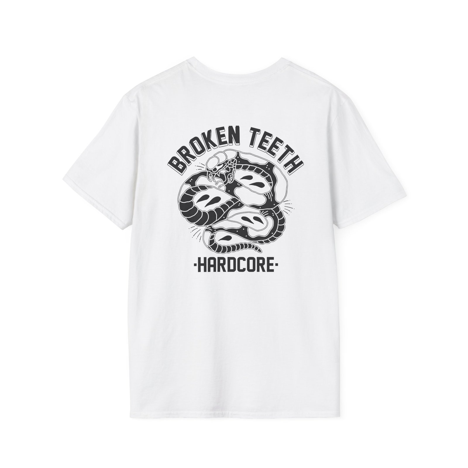 Broken Teeth Snake Unisex Softstyle T-Shirt