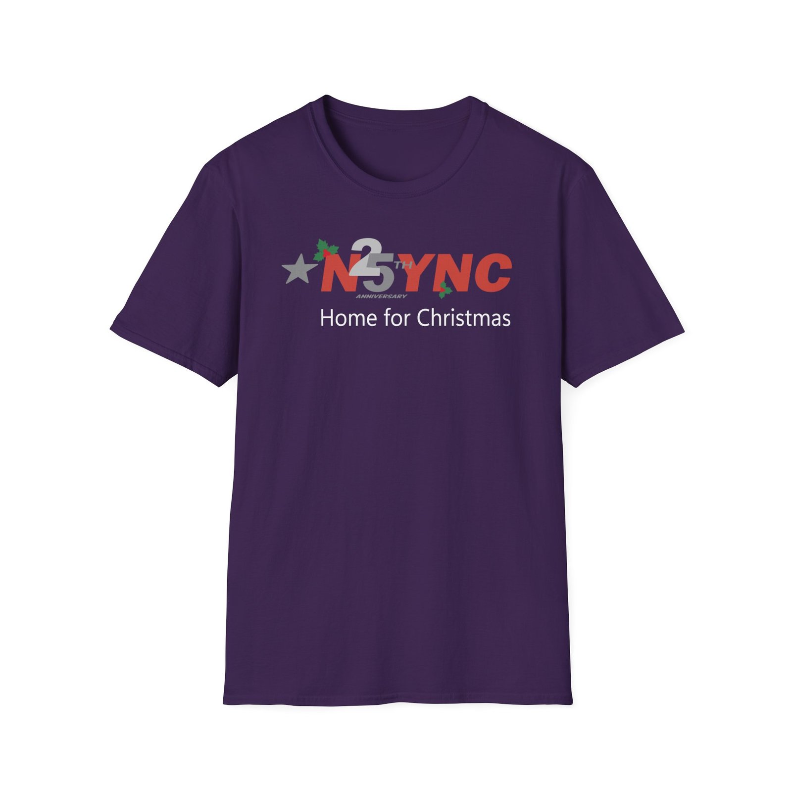 Nsync Home for Christmas 25th Anniversary Unisex Softstyle T-Shirt